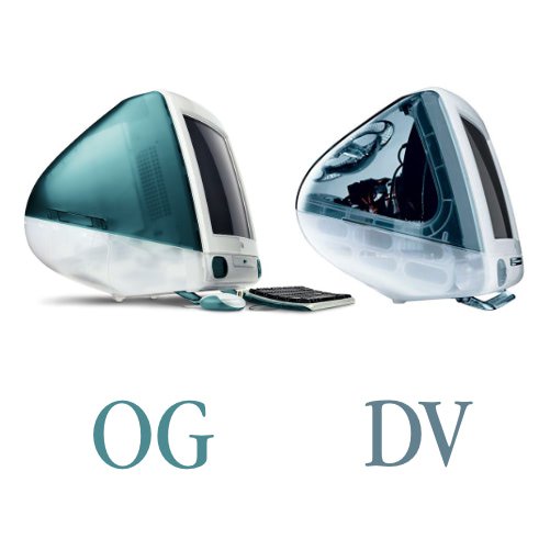 iMac Comparison: the Original & the DV